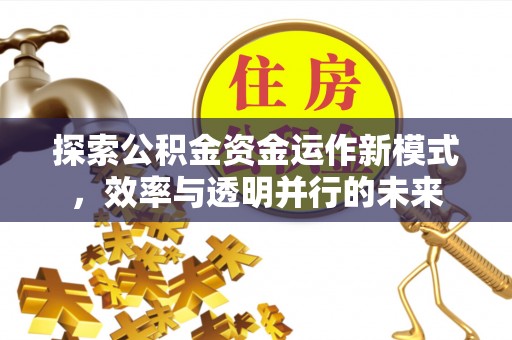 社头探索公积金资金运作新模式，效率与透明并行的未来