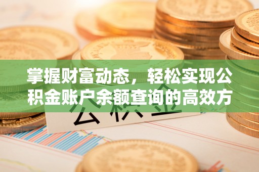 社头掌握财富动态，轻松实现公积金账户余额查询的高效方法