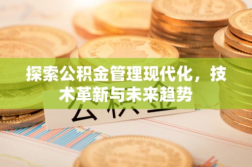 社头探索公积金管理现代化，技术革新与未来趋势