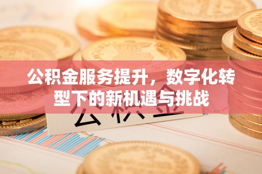 社头公积金服务提升，数字化转型下的新机遇与挑战