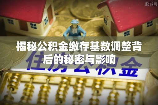 社头揭秘公积金缴存基数调整背后的秘密与影响