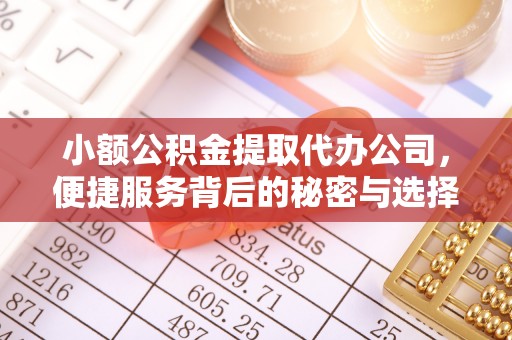 社头小额公积金提取代办公司，便捷服务背后的秘密与选择指南
