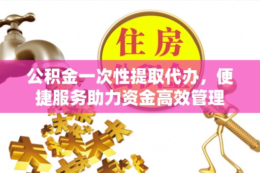 社头公积金一次性提取代办，便捷服务助力资金高效管理