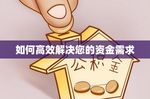 社头如何高效解决您的资金需求